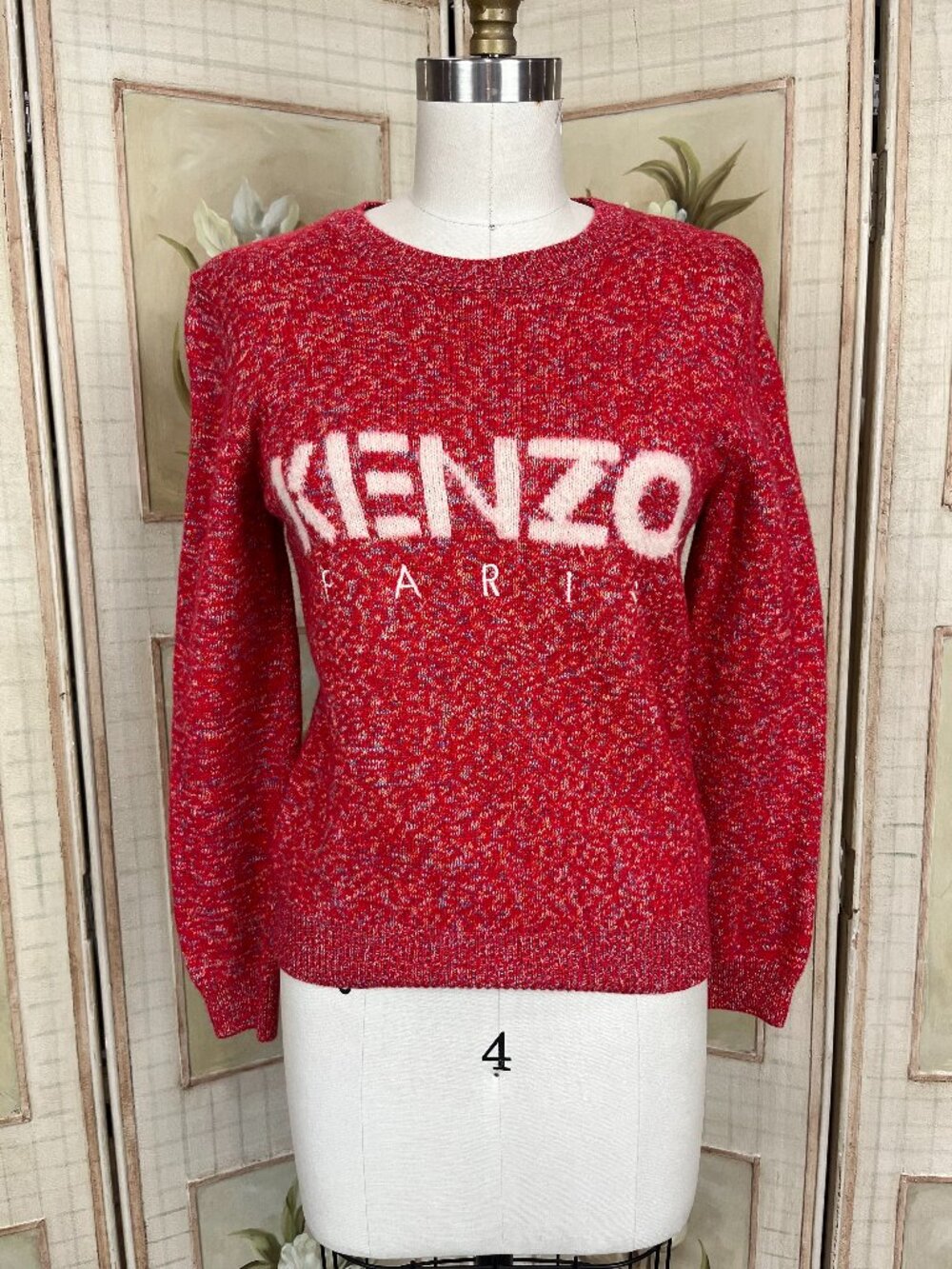 Kenzo Red Crewneck Sweater